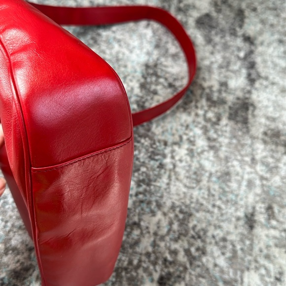 Vintage 90s Gucci Bamboo Handle Leather 2-Way Bag + COA - Picture 4 of 15